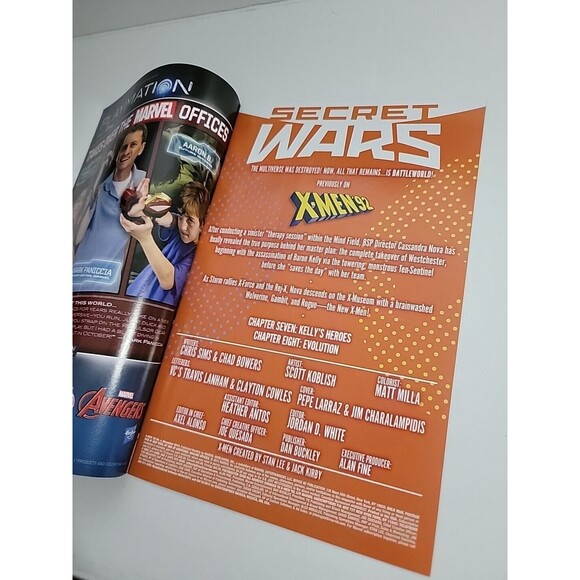 X-MEN 92 #4 MARVEL COMICS SECRET WARS NOVEMBER 2015 VF - Picture 6 of 6